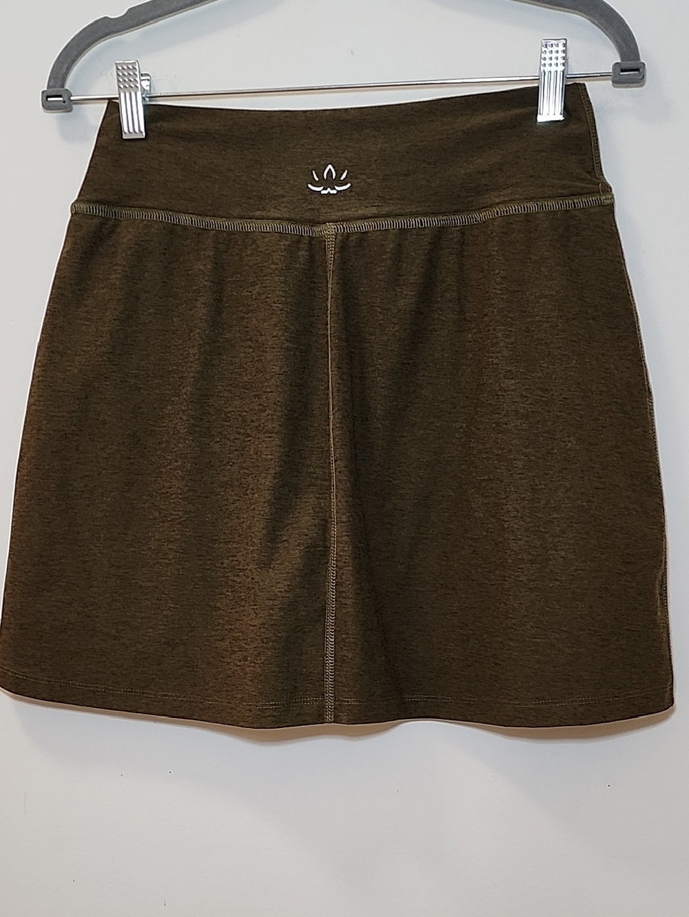 Beyond Yoga Spacedye Move It Skort Deep Olive Short Skirt Sporty Golf Sz Large - Picture 7 of 15